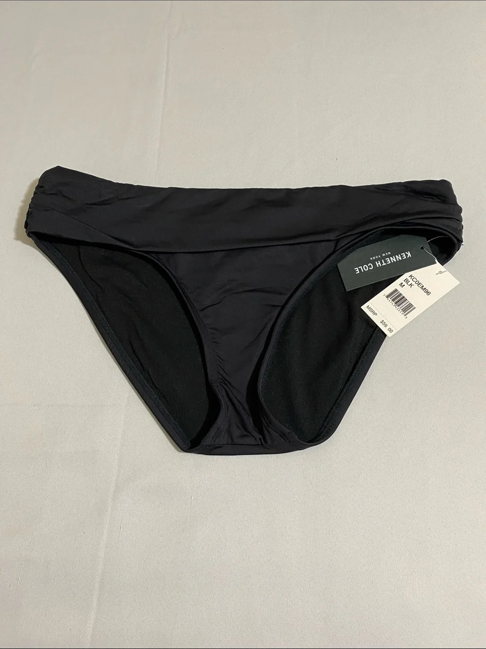 KENNETH COLE Banded Hipster Bikini Bottom Women's Size M